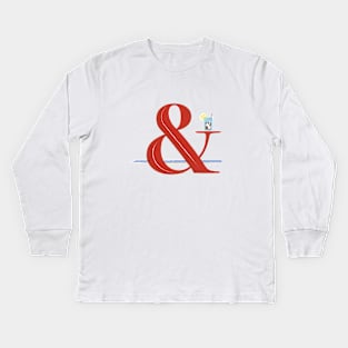 & on the beach Kids Long Sleeve T-Shirt